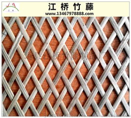 桥竹藤生态装饰材料 定制工程竹编装饰，打造绿色建筑美学